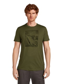 Icebreaker Functional T-shirt Merino 150 Tech Lite Tee Summit (Merino wool) 2025 loden green Men's